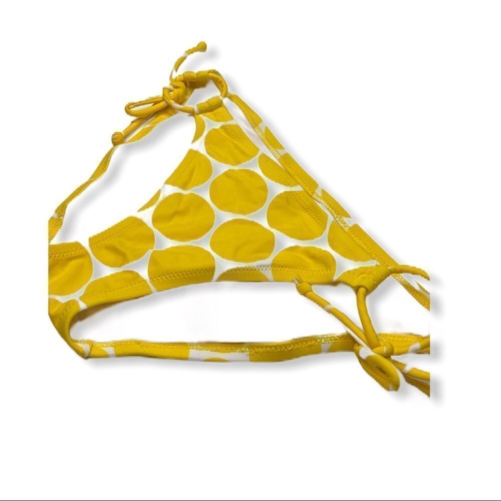 Victoria's Secret Yellow Polka Dot Bikini Bottom